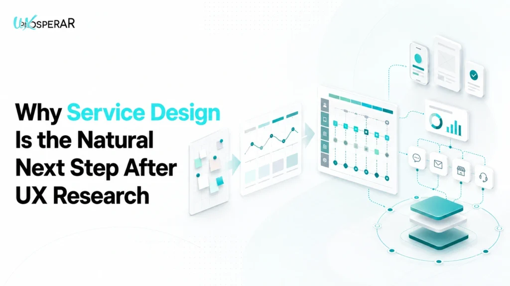 Service Design Is the Natural Next Step After UX Research